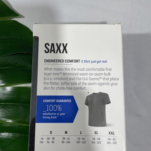 NIB Saxx [ Small ] Undercover Slim Fit Crew Neck T-Shirt‎ in Black - Picture 6 of 15